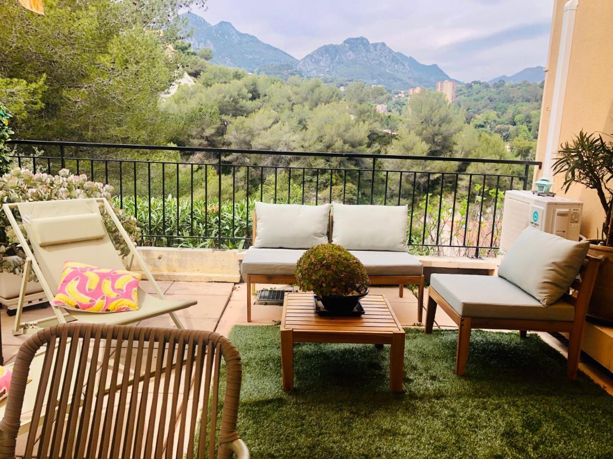 Mon Appart Avec Terrasse Et Piscine Roquebrune-Cap-Martin Eksteriør bilde