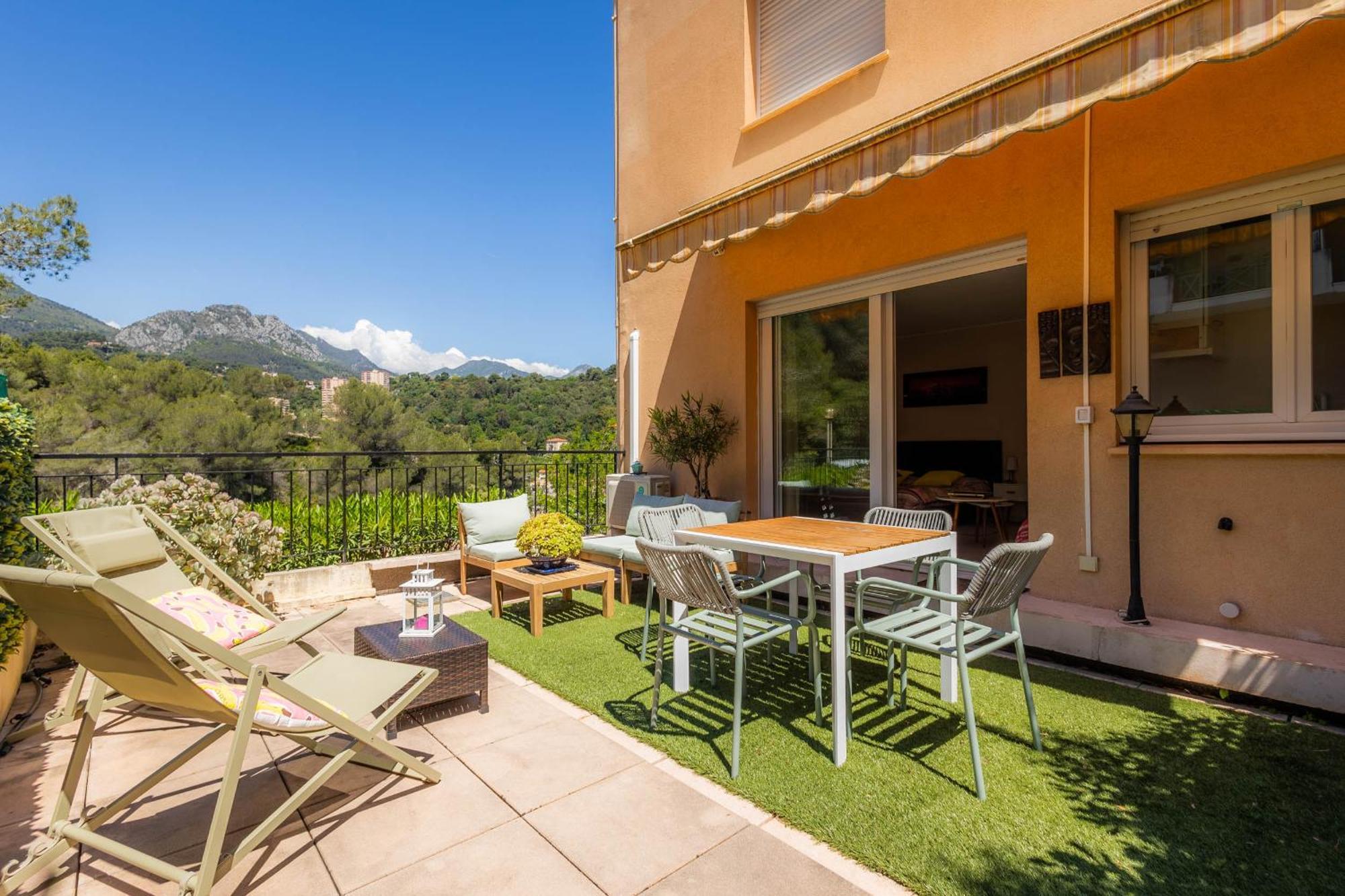 Mon Appart Avec Terrasse Et Piscine Roquebrune-Cap-Martin Eksteriør bilde